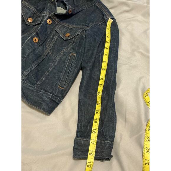 GAP Kids 1969 Jean Jacket Dark Wash Size M (8-9) EXCELLENT USED CONDITION - Picture 7 of 8
